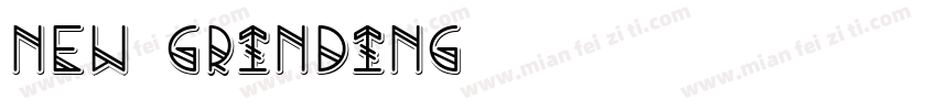 New grinding字体转换